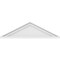 Ekena Millwork Peaked Cap Smooth Architectural Grade PVC Pediment, 30"W x 8-1/2"H x 2"P (Pitch 6/12) PEDPS030X085PKC00 - alternate 3
